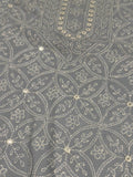 Grey-Fehm Lawn Embroidered Unstitched Shirt
