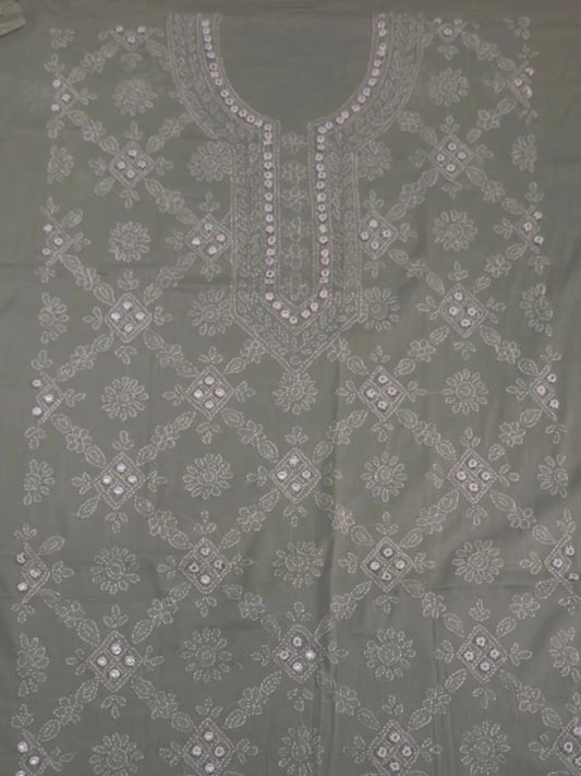 Green-Fehm Lawn Embroidered Unstitched Shirt