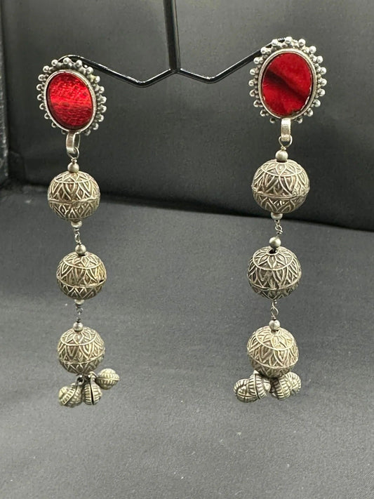 H&A Jewellery Oxidized Brass Handmade Earrings