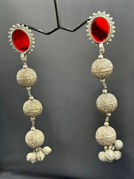 H&A Jewellery Oxidized Brass Handmade Earrings