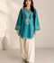 Alina Lime Lawn Embroidered Stitched 2-Piece Suit-Hania