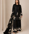 Alina Lime Lawn Embroidered Stitched 3-Piece Suit-Mid Night