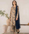 Libas-e-Khas Linen Printed Stitched 3-Piece Suit-Shiza