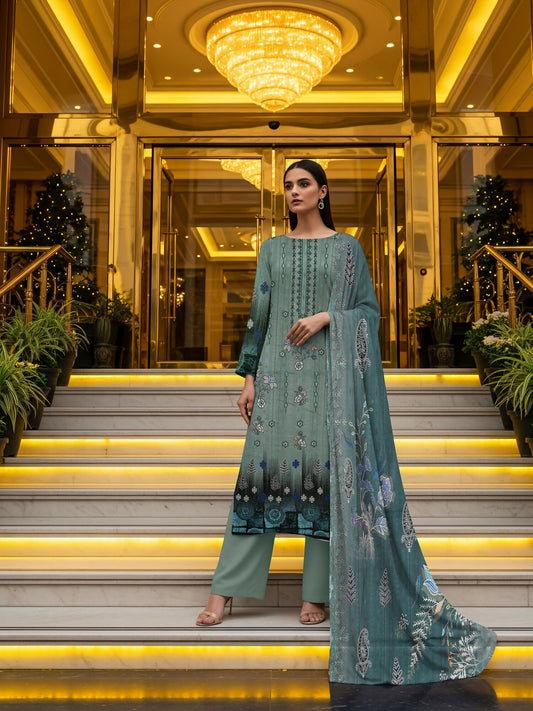 Grace & Style Dhanak Embroidered Unstitched 3-Piece Suit-07