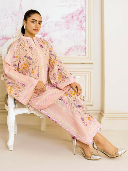 Allure By IH Salina Lawn Silk Printed Co-Ord Set-Vanya