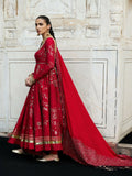 Hussain Rehar Festive Pret'25 Korean Raw Silk Embroidered Stitched 3-Piece Suit-Gulrukh
