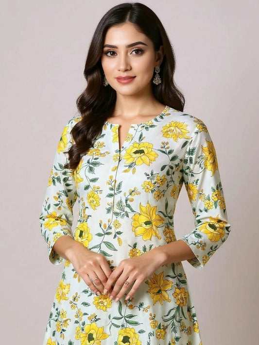 Bin Shaukat unstitched 2-piece digital lawn suit with all-over print and matching printed trouser.