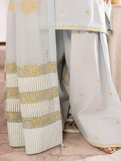 Shurooq L’amore Lawn Embroidered Stitched 3-Piece Suit-Skye