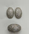 H&A Jewellery Dual Tone Stud Earrings and Ring Set