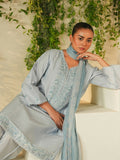 Mannat Clothing Summer-Sky Lawn Embroidered Stitched Suit-Celestial