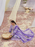 Mahnur Gulzar Viscose Embroidered Unstitched 3-Piece Suit - G - 07