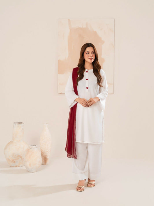 Stylish Collection Luxe Edit Linen Stitched 3-Piece Suit-Noor