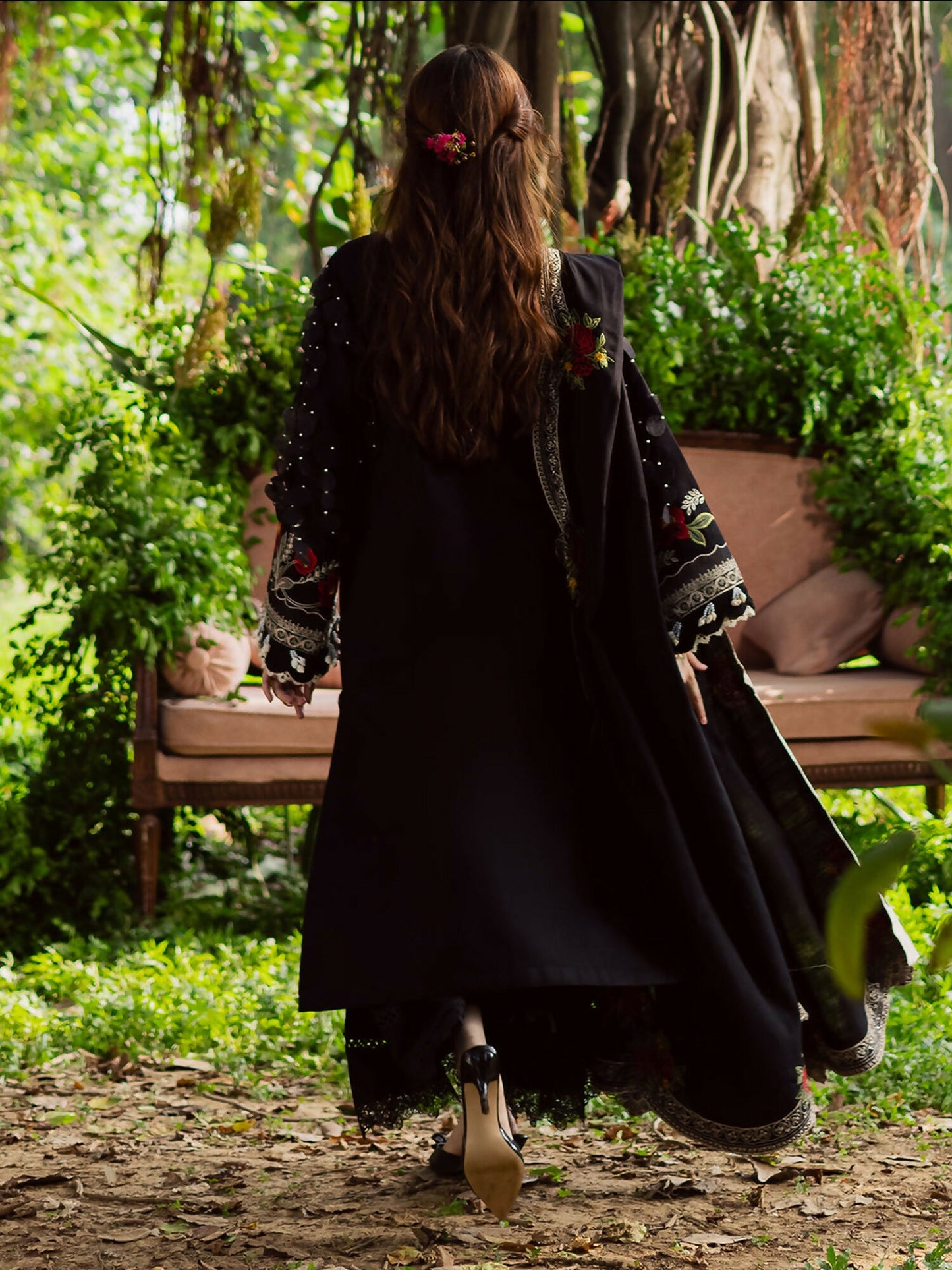 Parishay Winterwood Tales Khaddar Embroidered Unstitched 3-Piece Suit- WW - 07