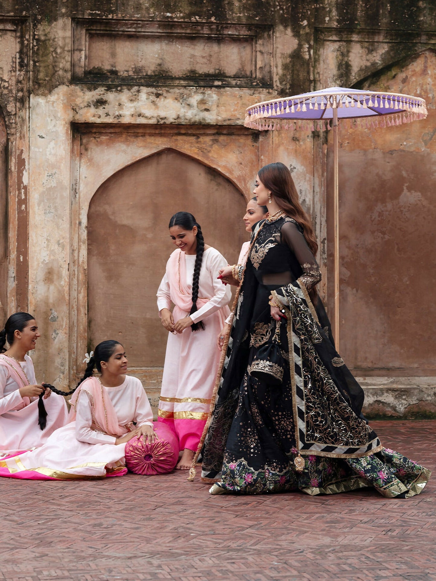 Parishay Ranibagh Luxury Formals Organza Embroidered Stitched 3-Piece Suit-Zariya