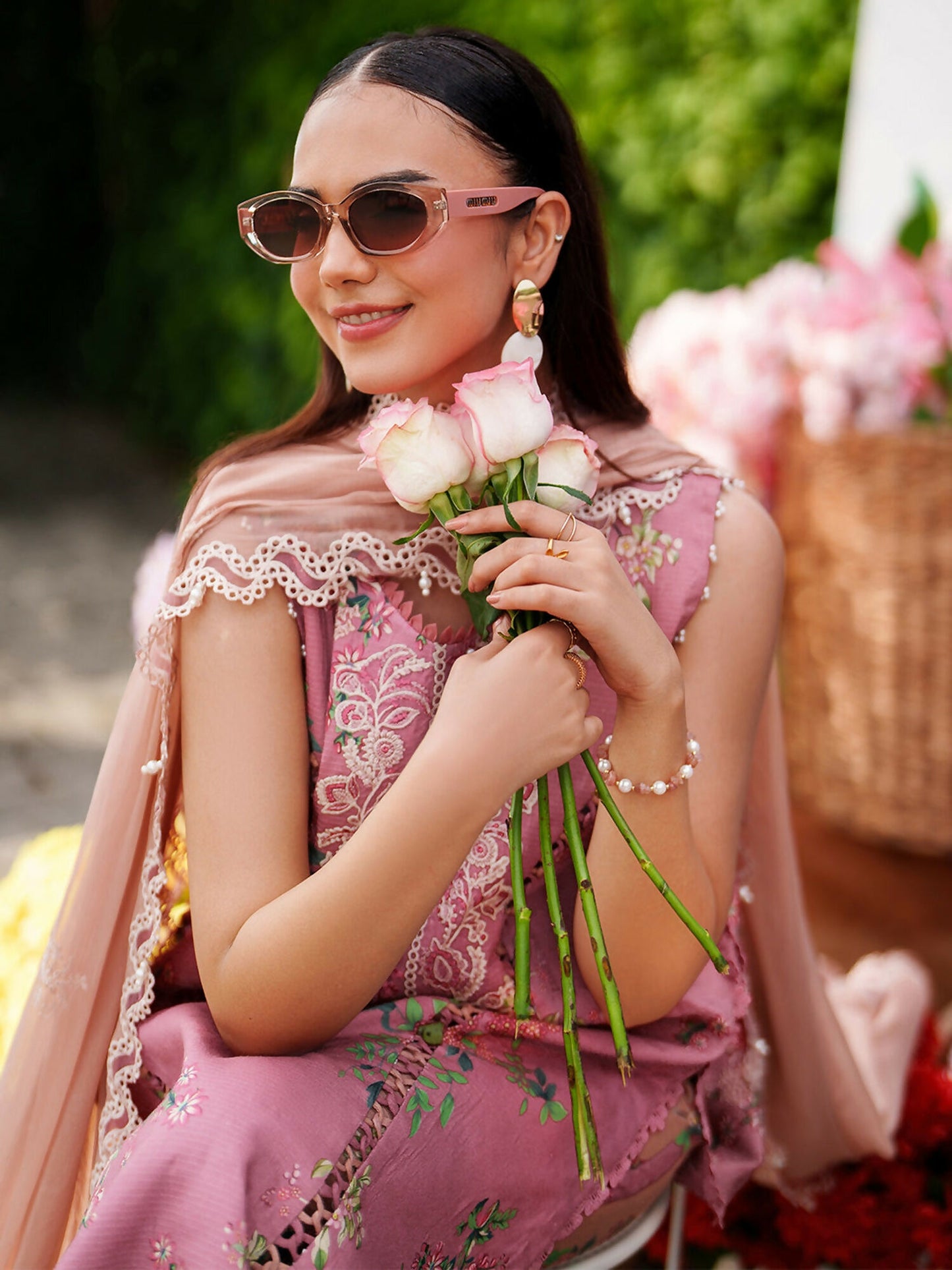 Parishay Ivy Bloom Viscose Embroidered Stitched 3-Piece Suit-IW-05