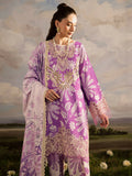 Mahnur Kaia Slub Linen Embroidered Unstitched 3-Piece Suit-K- 10