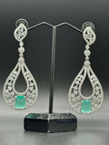 H&A Jewellery One Carat Silver Rhodium Plated Earrings