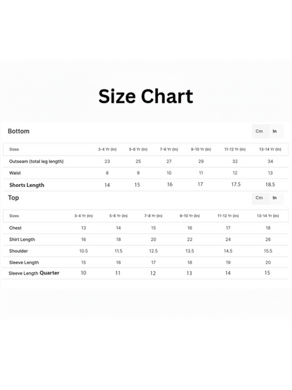 Velvour Girls Mesh Co-Ord Set-VG196-A