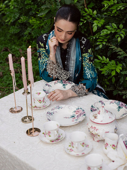 Mahnur Gardenia Khaddar Embroidered Unstitched 3-Piece Suit-GR-04