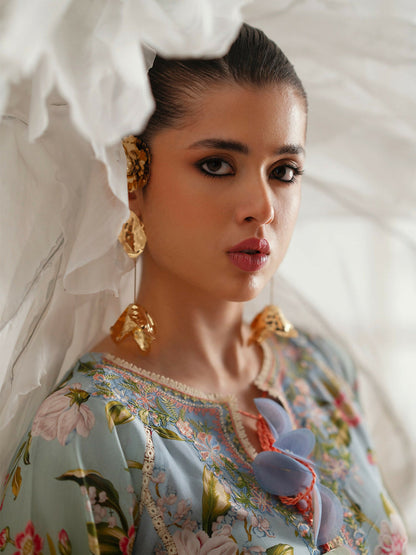 Binilyas Eres Bonita Viscose Embroidered Stitched 3-Piece Suit-1105-A