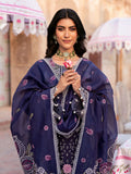 Mahnur Husn e Jahan Luxury Lawn Embroidered Stitched 3-Piece Suit-Serina