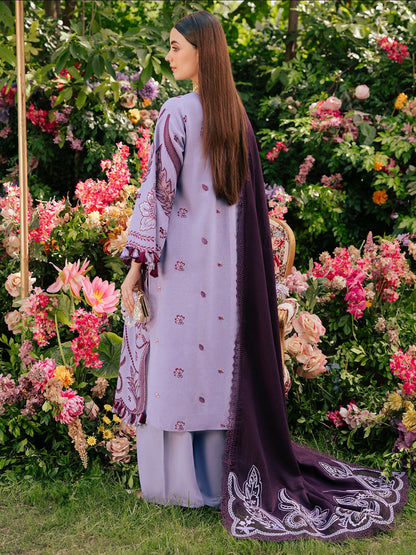 Mahnur Secret Garden Karandi Embroidered Stitched 3-Piece Suit–SG-003