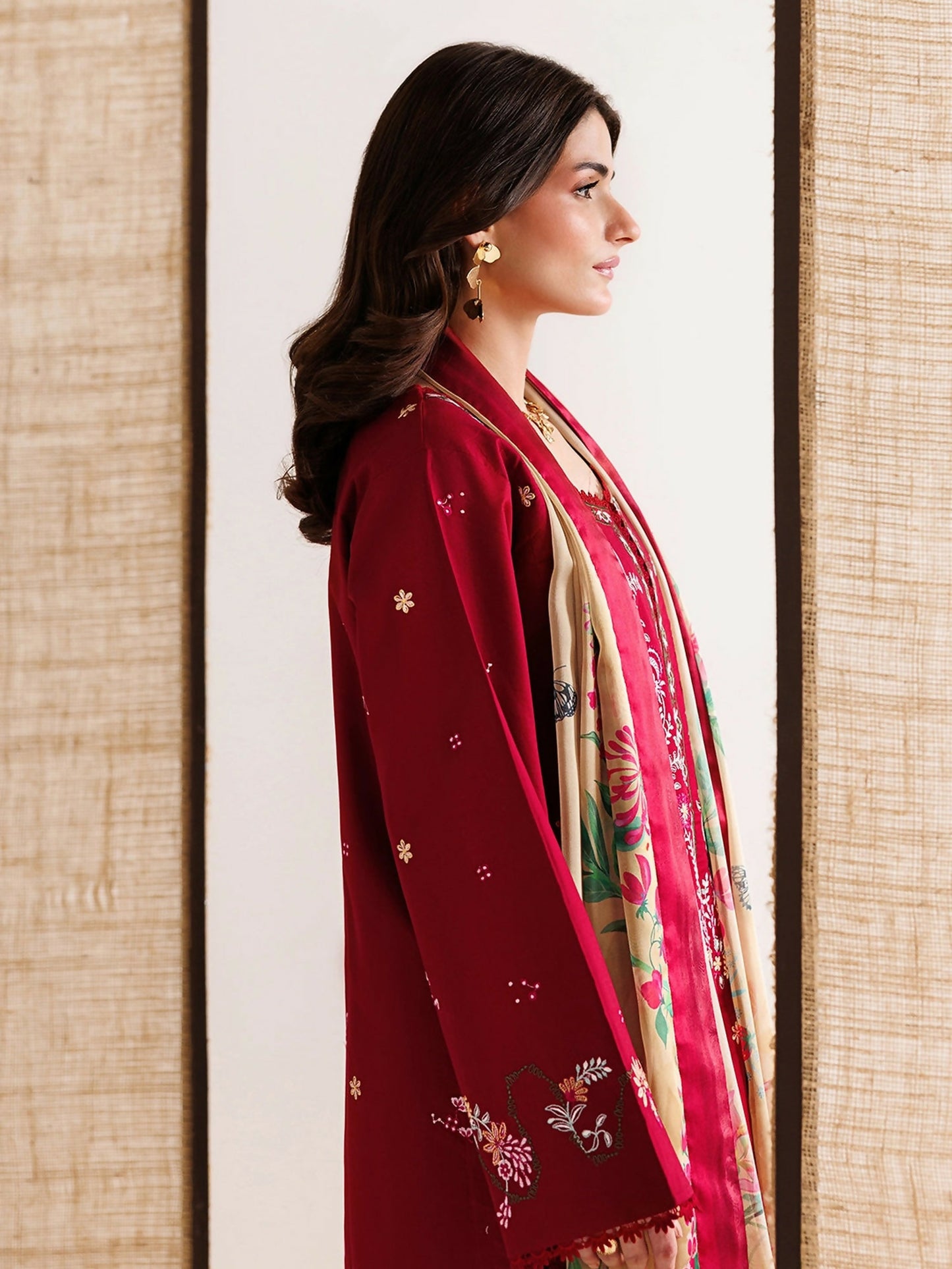 Panache Apparel Mistfall Vol II Cotton Embroidered Stitched Suit-Sorelle