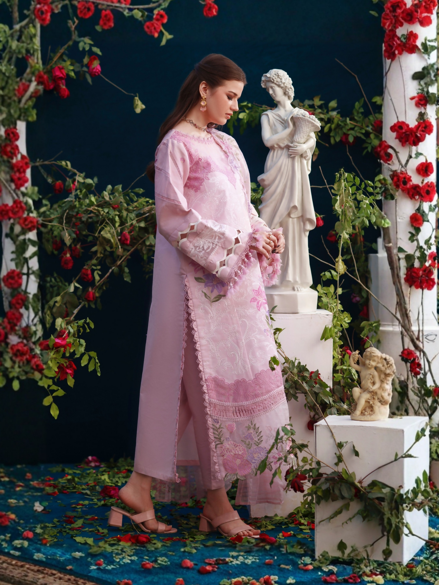 Parishay Summer Queen Lawn Embroidered Unstitched 3-Piece Suit-SQ-14