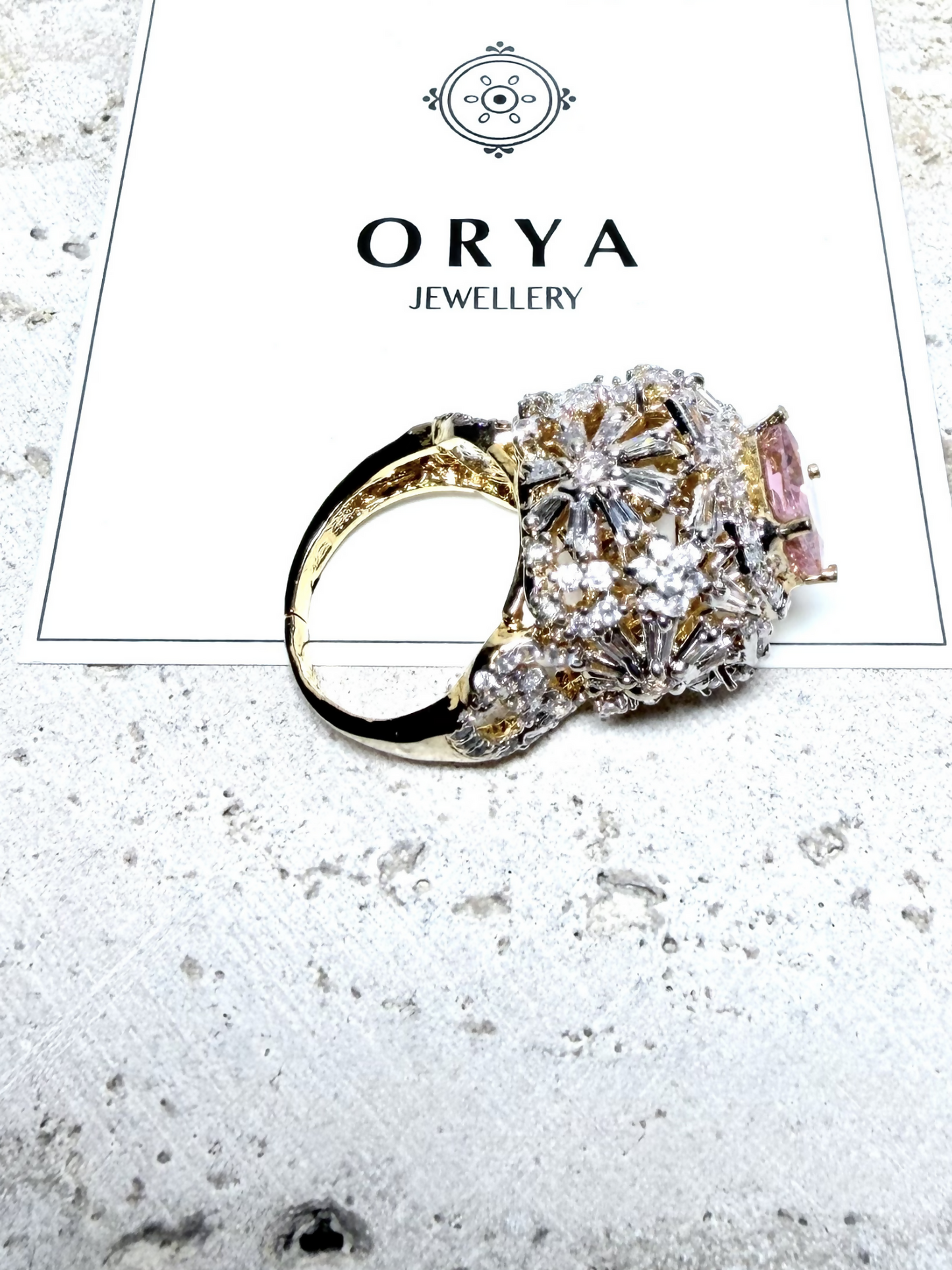 Orya Jewellery Adjustable Crest Ring