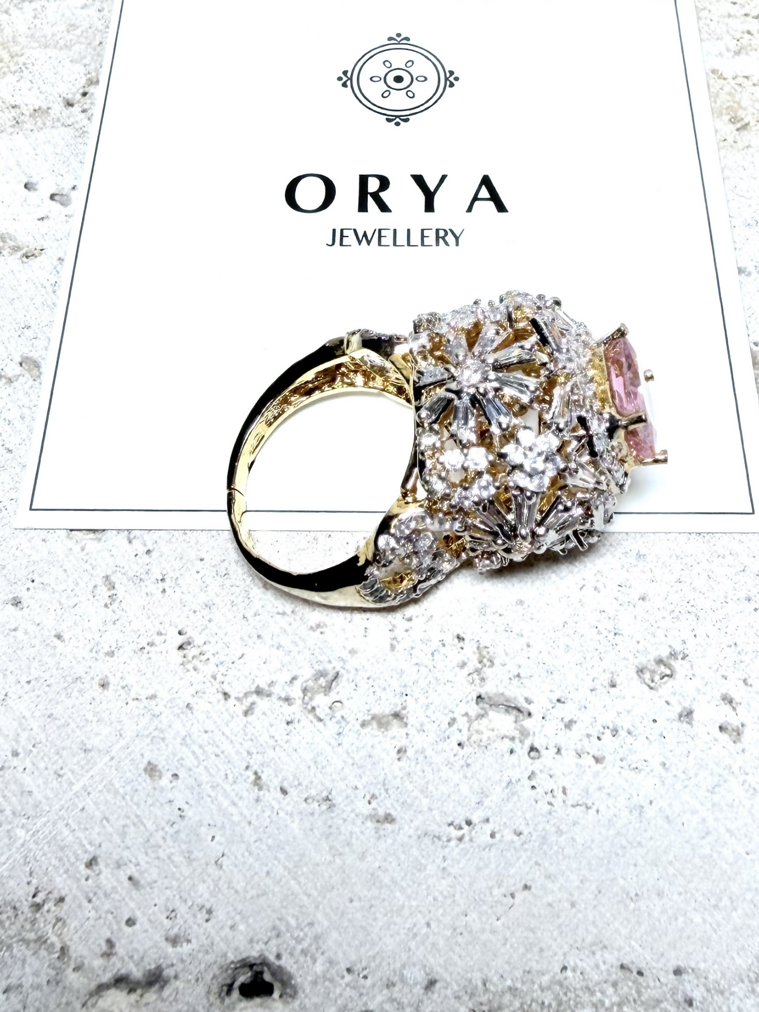 Orya Jewellery Adjustable Crest Ring