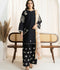 Panache Apparel Monochrome Tales Cotton Lawn Embroidered Stitched Suit-Moonlight Glow