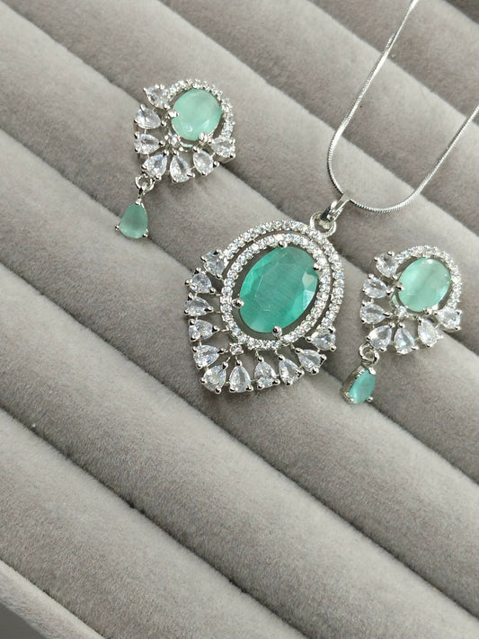 H&A Jewellery One Carat Necklace Set