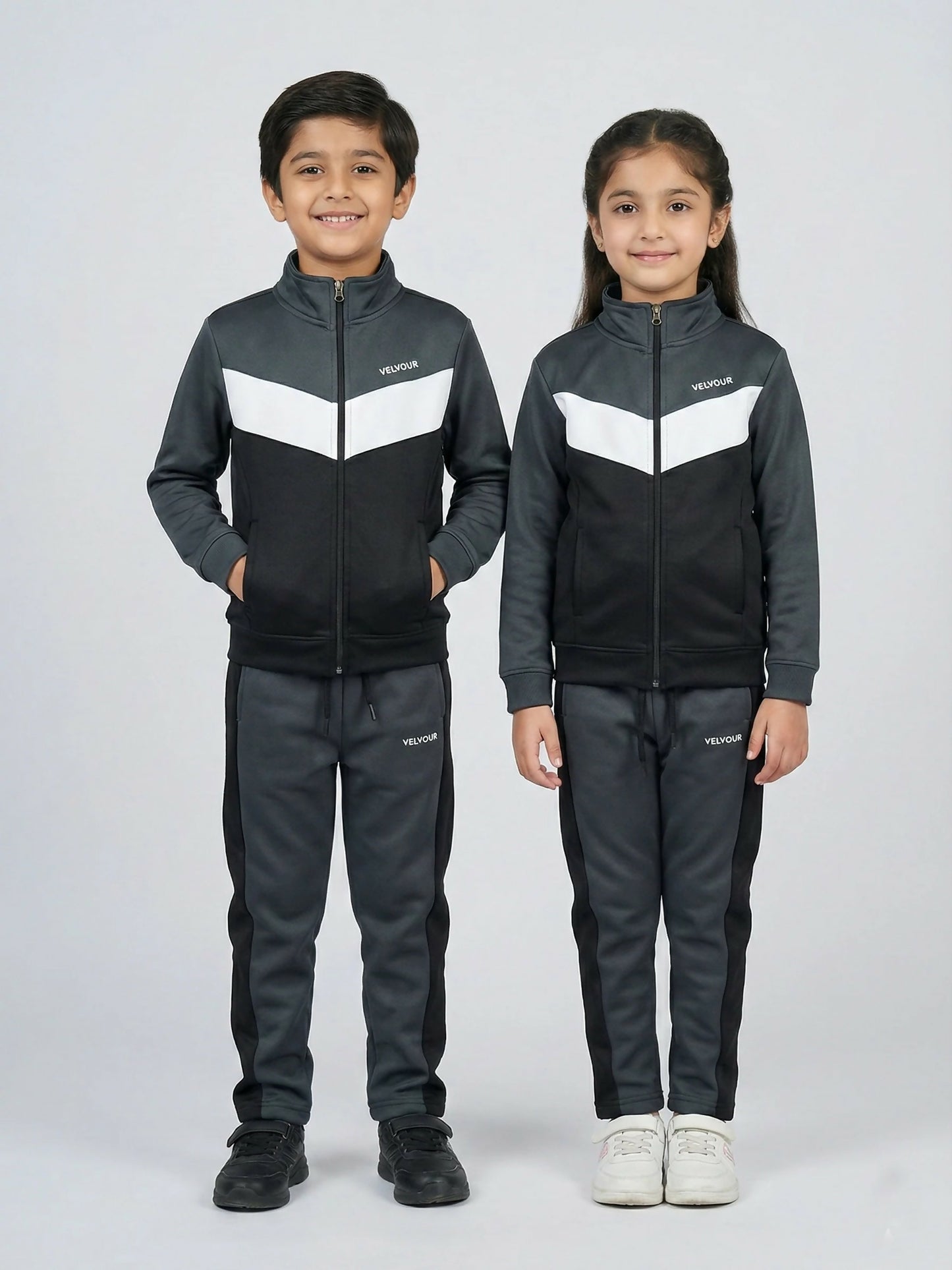 Velvour Polyathletic Fleece Tracksuit-VWT54-A