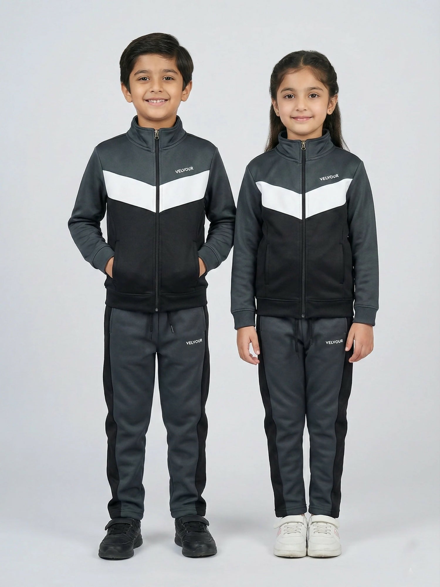 Velvour Polyathletic Fleece Tracksuit-VWT54-A