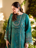 Binilyas Freesia Luxury Lawn Embroidered Unstitched 3-Piece Suit-102 - A