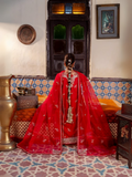 Fatima Hussain Lawn Embroidered Unstitched 3-Piece Suit-Leila