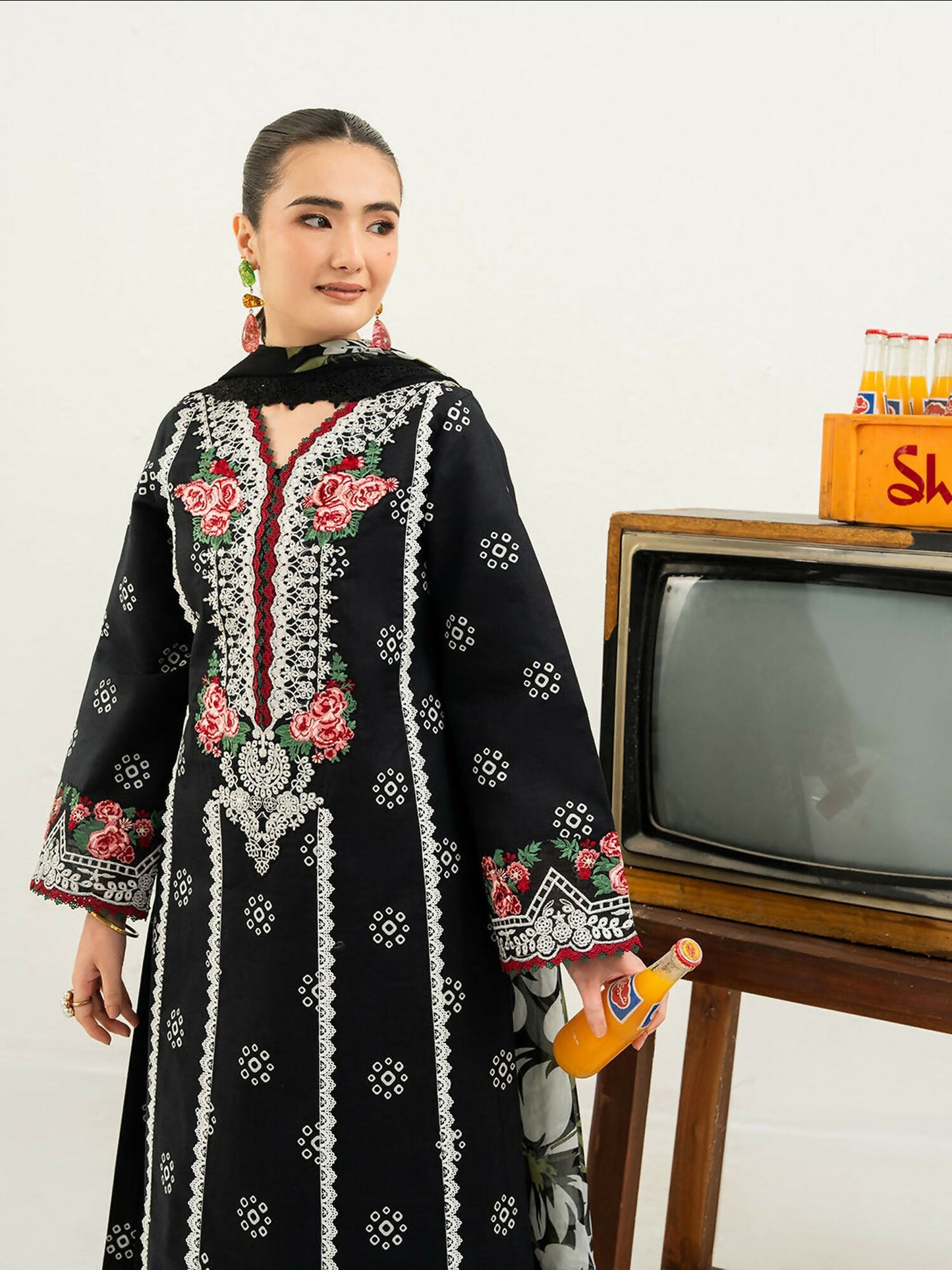 Mahnur Anaya Lawn Vol-1 Embroidered Stitched 3-Piece Suit-ANA-001