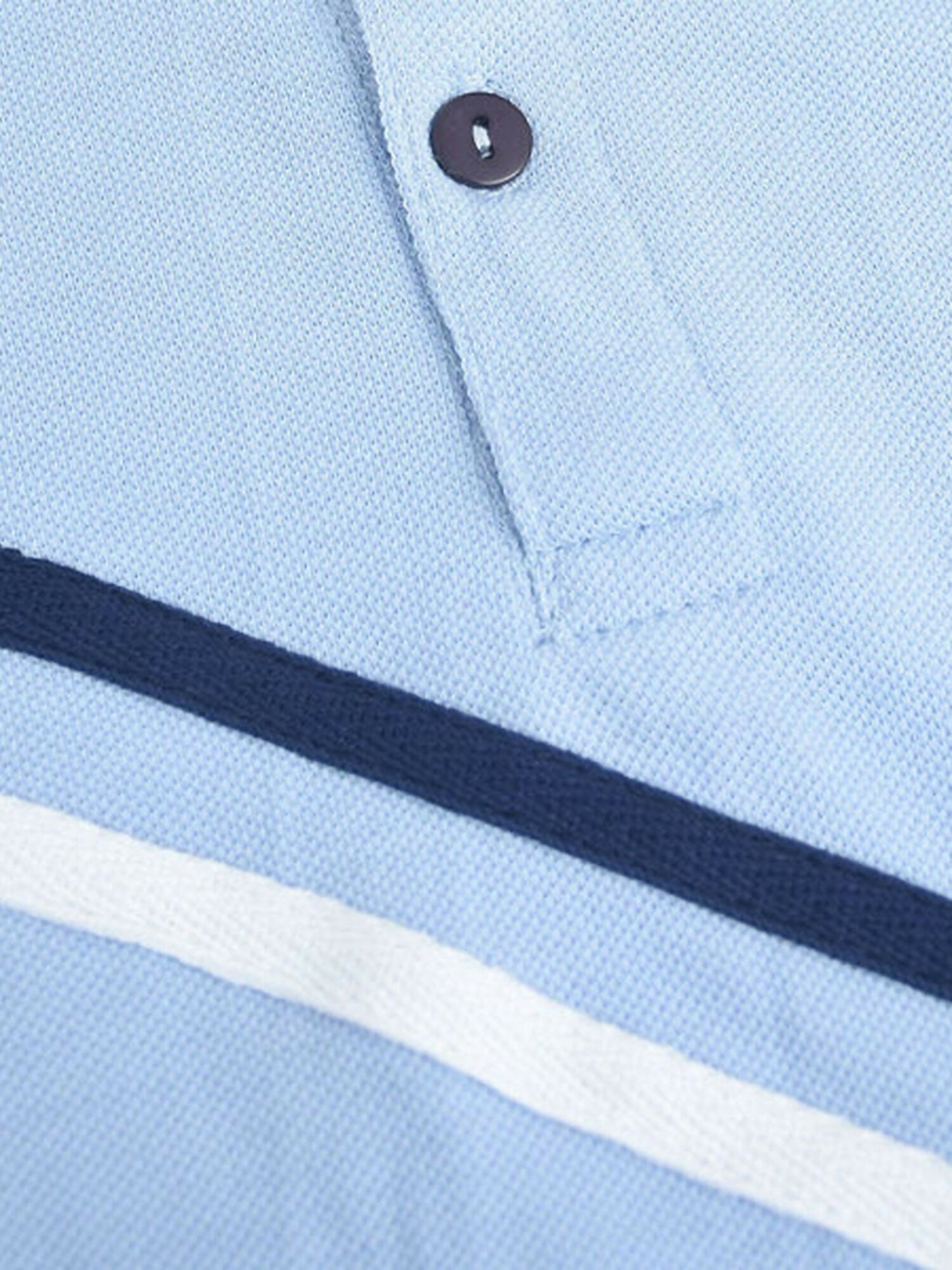 Funky Boys Twill Tape Fashion Cotton Polo-13676