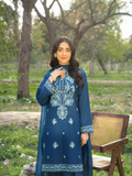 Panache Apparel Serenity Linen Embroidered Stitched Suit-Serenade