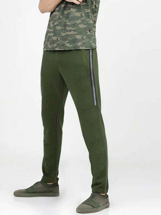 Funky's Plain Temper Terry Tape Fashion Prime Trousers-12747