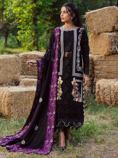 Parishay Winterwood Tales Khaddar Embroidered Unstitched 3-Piece Suit- WW - 14