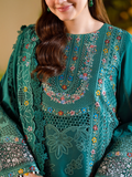 Binilyas Freesia Luxury Lawn Embroidered Unstitched 3-Piece Suit-102 - A