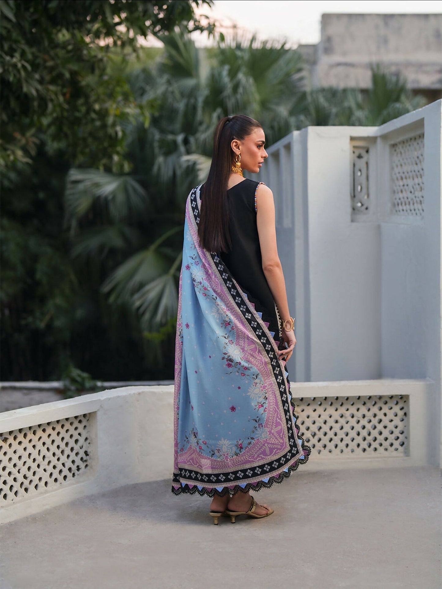 Binilyas Heritage Dore Summer'26 Lawn Embroidered Stitched 3-Piece Suit-171-B
