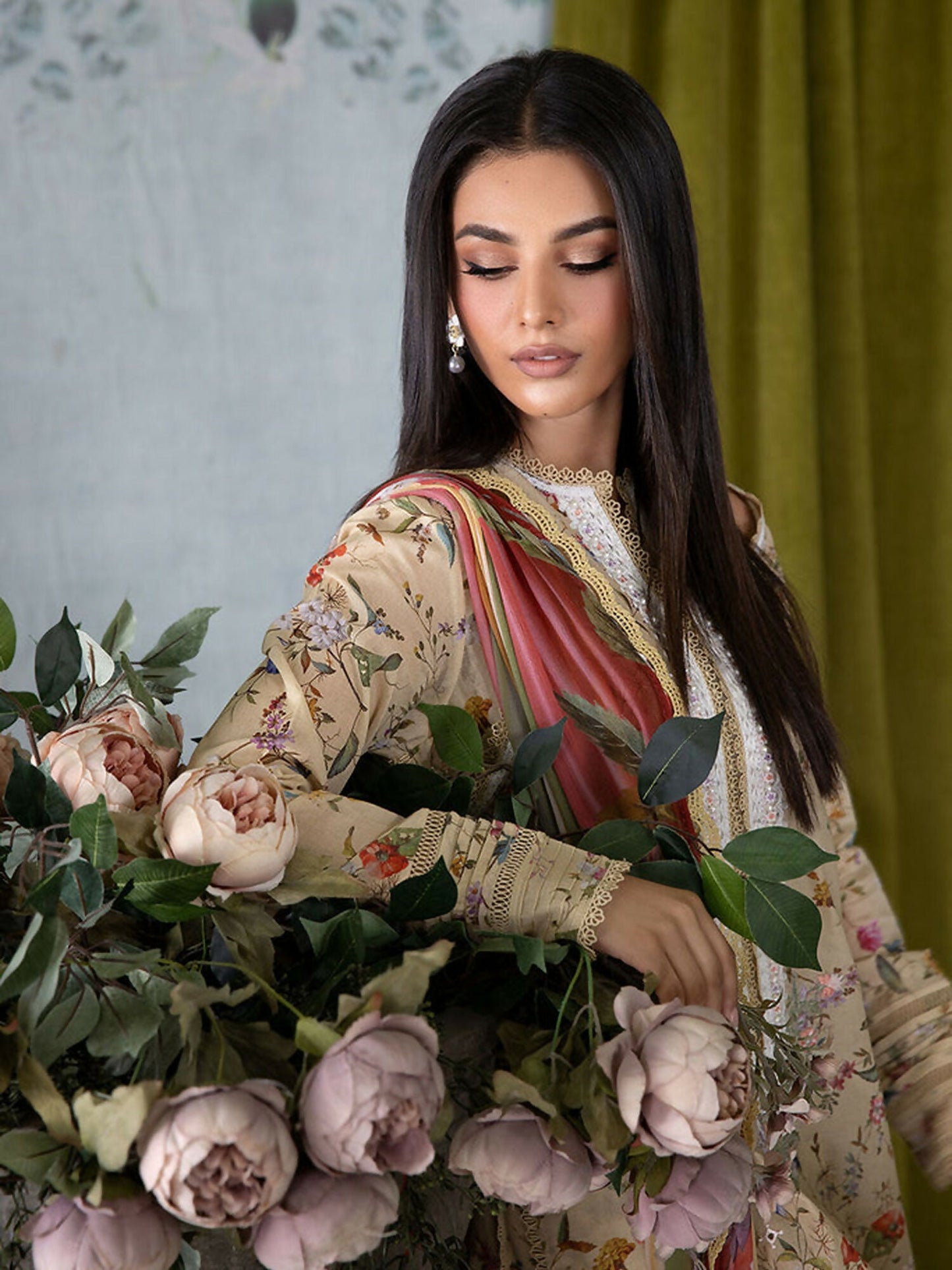 Sobia Nazir Vital'25 Lawn Embroidered Unstitched 3-Piece Suit-VT25V2-3A