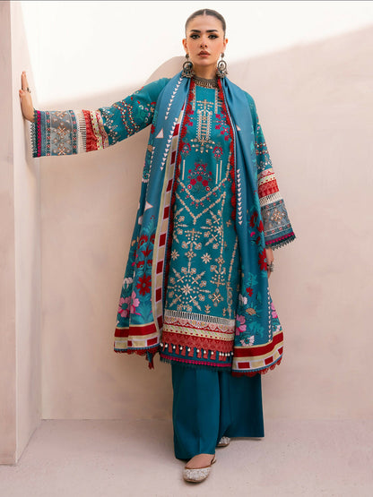 Binilyas Kotrai Embroidered Unstitched 3-Piece Suit-793-A