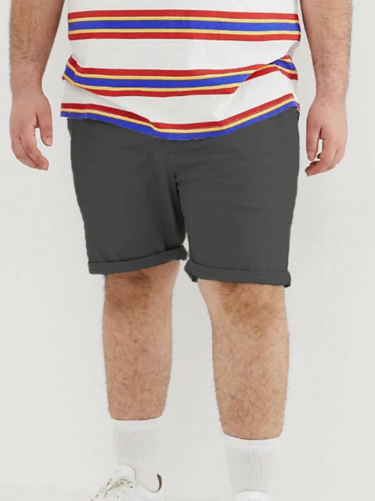 Funky's Plain Elastic Waist Shorts -9447