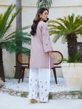 HU Studios Soléa Collection Lawn Cotton Embroidered Stitched 2-Piece Suit-Mauve Melody