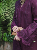 Qalamkar Qline Lawn Drop-1 Embroidered Unstitched 3-Piece Suit-RP-08-Liora