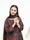 Imran Aftab Valentine's Day Raw Silk Printed Stitched 3-Piece Suit-IAVD 02