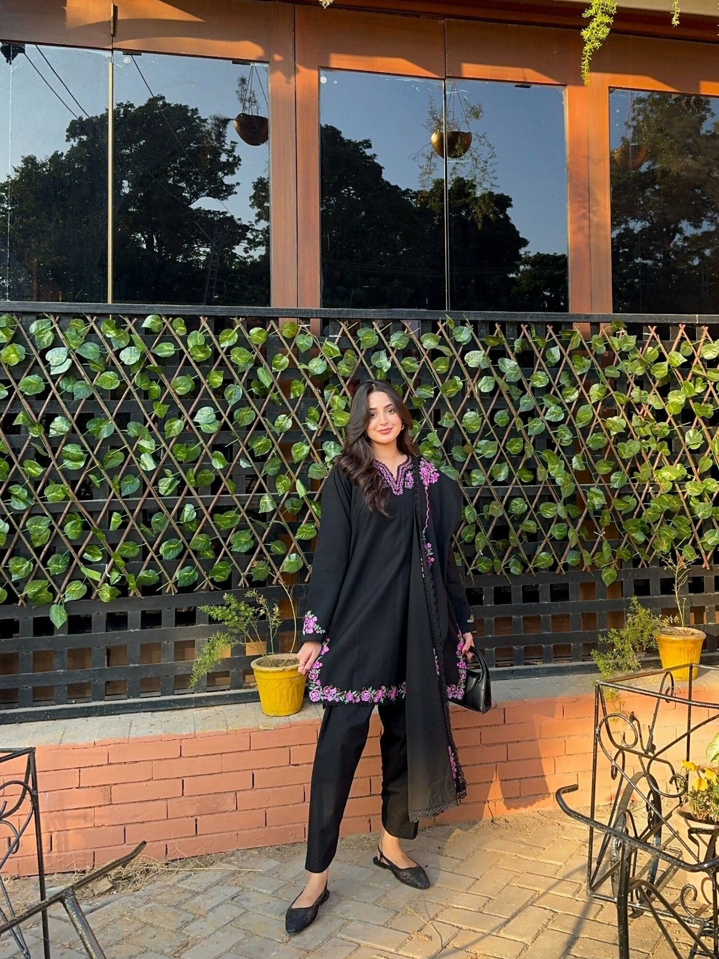 Mannat Clothing Winter-Essentials Khaddar Embroidered Stitched Suit-Adah
